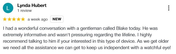 Google review from Lynda: a wonderful, unpressured conversation about the device.